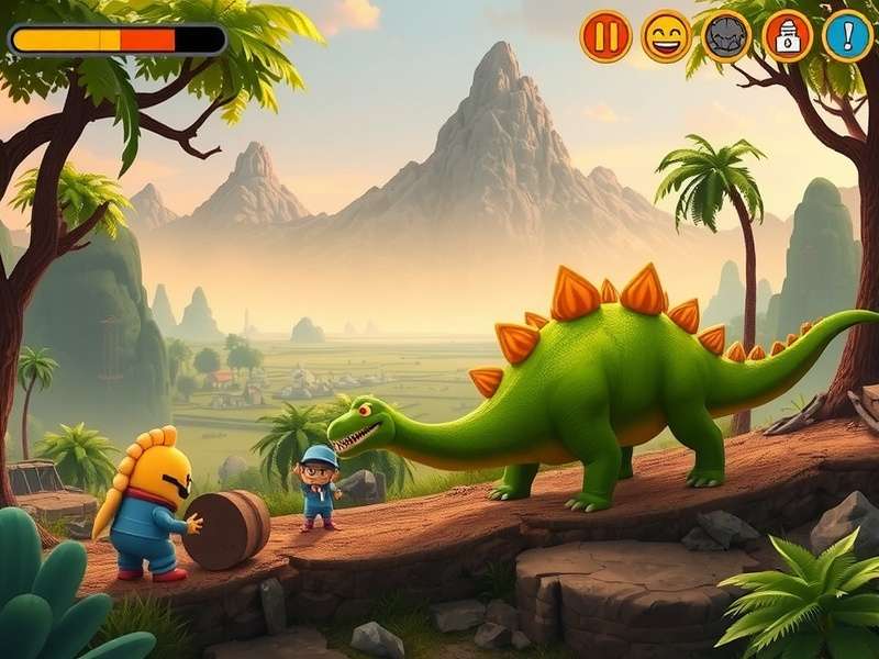 Minion Dinosaur Dig Gameplay Screenshot